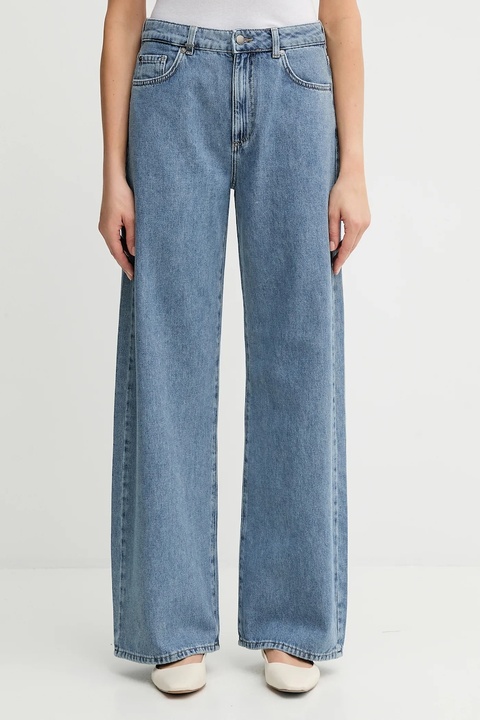 United Colors of Benetton jeansy damskie kolor niebieski 43UNDE02B - zdjęcie produktu nr 1