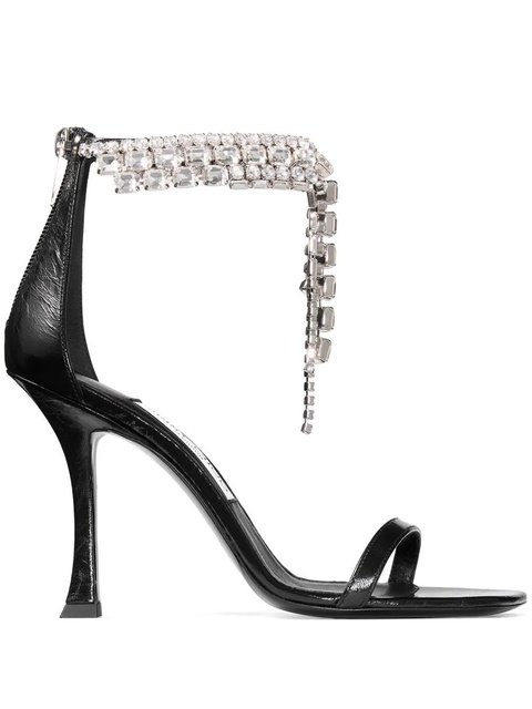 Jimmy Choo 100mm Verity sandals - Black - zdjęcie produktu nr 1
