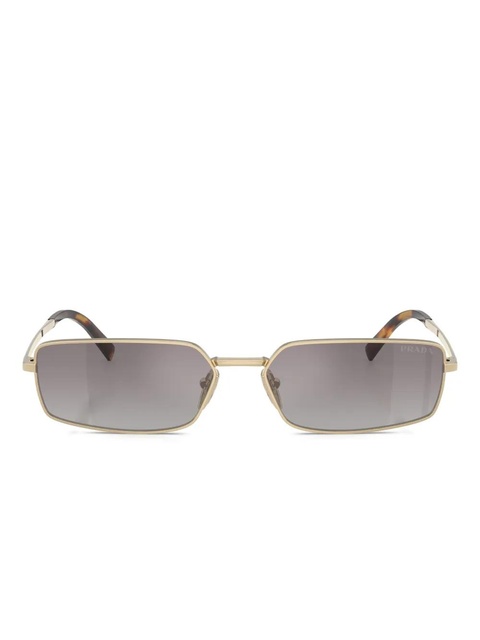 Prada Eyewear rectangular-frame sunglasses - Gold - zdjęcie produktu nr 1