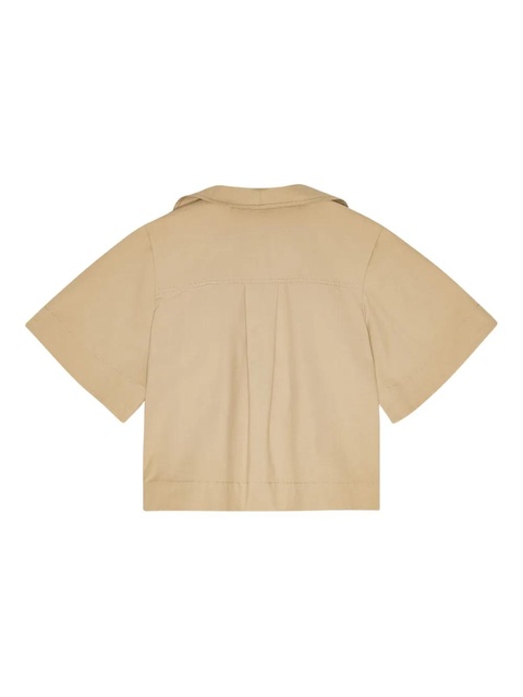GANNI tie-fastening shirt - Neutrals - zdjęcie produktu nr 2