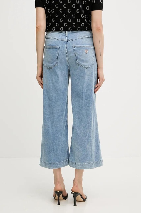 Guess jeansy BELLFLOWER damskie high waist W5GA2E D5O90 - zdjęcie produktu nr 2