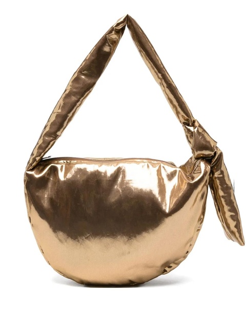 Alysi metallic-effect knot shoulder bag - Gold - zdjęcie produktu nr 1