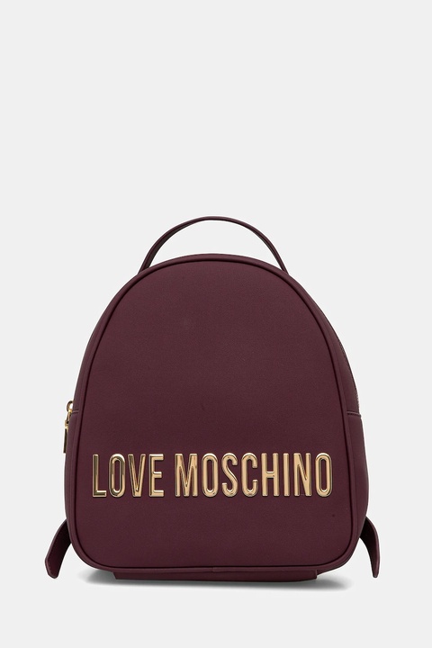 Love Moschino plecak damski kolor fioletowy mały z aplikacją JC4197PP1NKD0552 - zdjęcie produktu nr 1