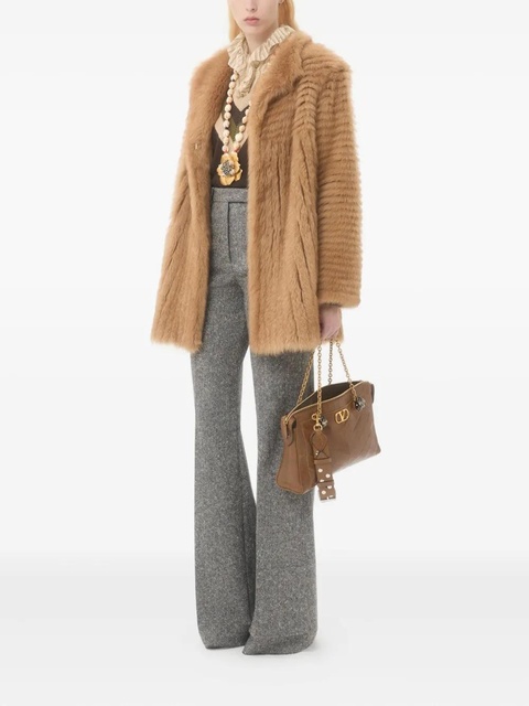 Valentino Garavani Panthea leather shoulder bag - Brown - zdjęcie produktu nr 2