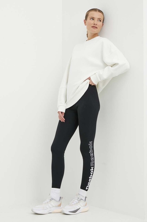 Reebok bluza LUX Collection damska kolor beżowy gładka 100076140 - zdjęcie produktu nr 2