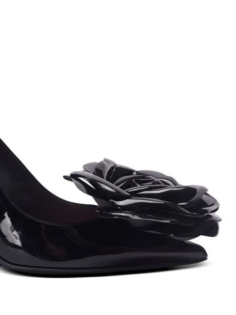 Balmain Ruby 95mm leather pumps - Black - zdjęcie produktu nr 2