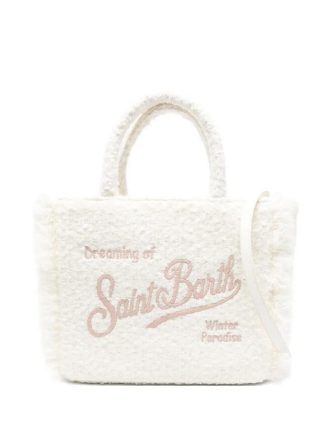 MC2 Saint Barth embroidered tote bag - White - zdjęcie produktu nr 1