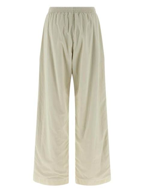 Balenciaga wrinkled-effect logo-embroidery trousers - Neutrals - zdjęcie produktu nr 1