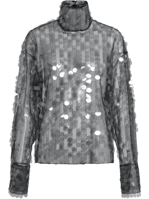 16Arlington Olall sequinned top - Black - zdjęcie produktu nr 1