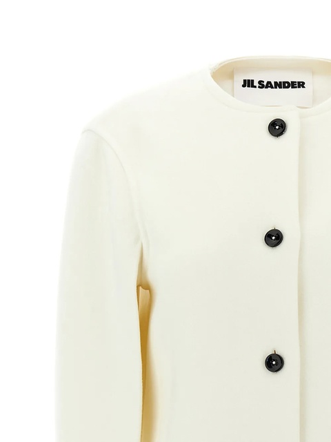 Jil Sander wool coat - White - zdjęcie produktu nr 2