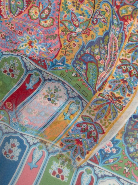 ETRO printed scarf - Green - zdjęcie produktu nr 2