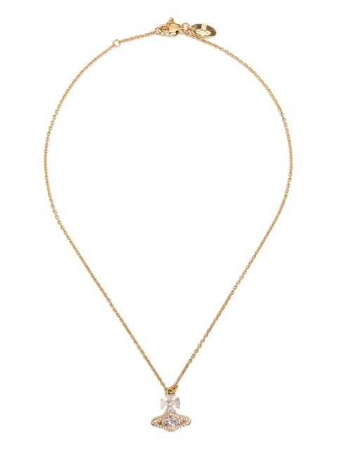 Vivienne Westwood Natalina rhinestone-embellished necklace - Gold - zdjęcie produktu nr 2