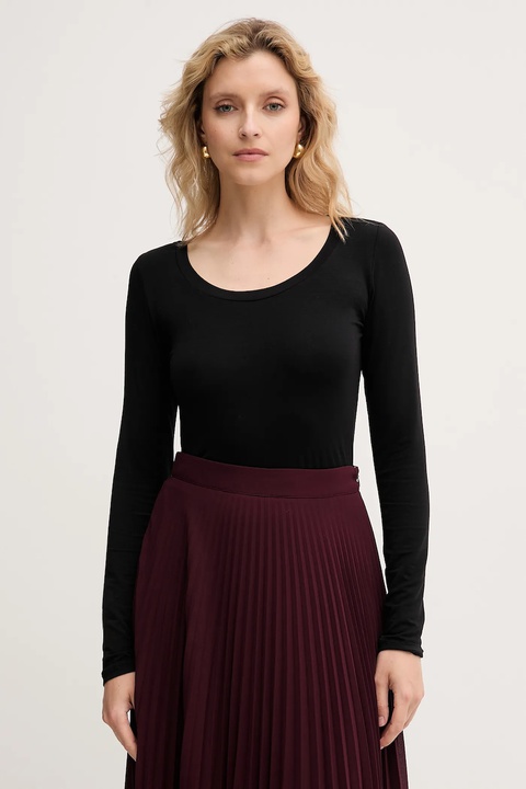 Twinset longsleeve kolor czarny 252LI2WBB - zdjęcie produktu nr 1