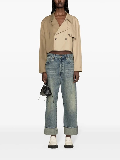 MM6 Maison Margiela colour-block cropped jacket - Neutrals - zdjęcie produktu nr 2