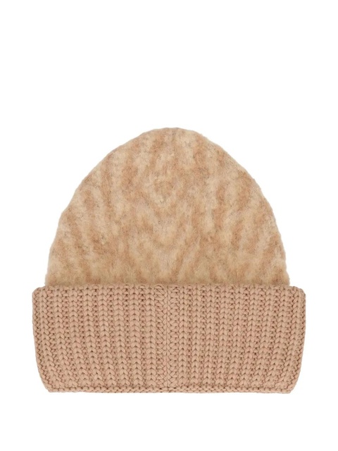 FENDI chevron FF beanie - Neutrals - zdjęcie produktu nr 2