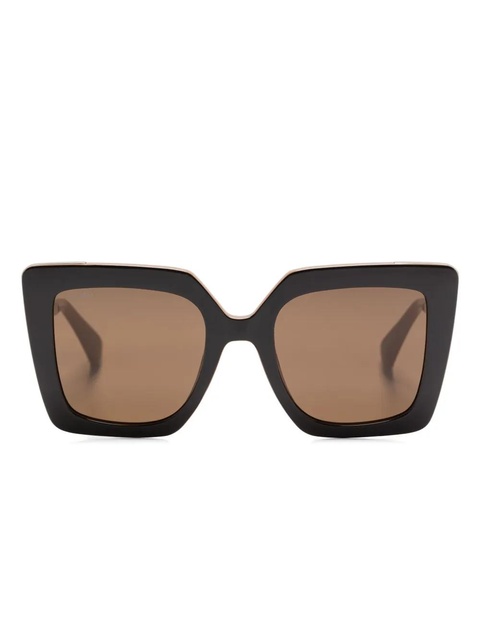 Max Mara Eyewear MM0051 sunglasses - Gold - zdjęcie produktu nr 1