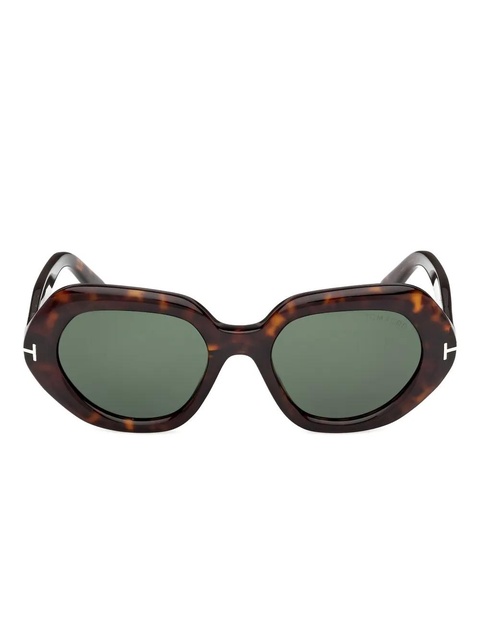 TOM FORD Eyewear geometric-frame sunglasses - Brown - zdjęcie produktu nr 1