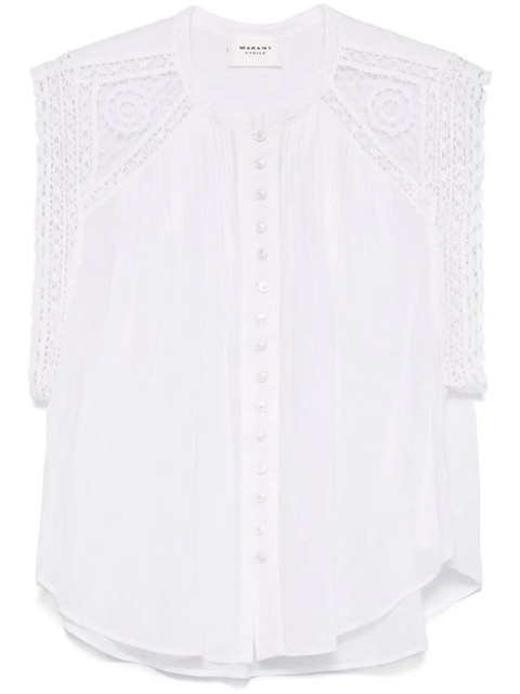 MARANT ÉTOILE Gresia top - White - zdjęcie produktu nr 1