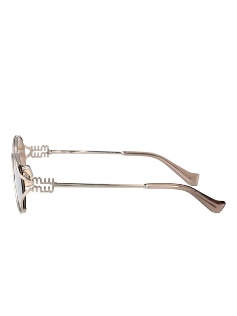 Miu Miu Eyewear oval-frame sunglasses - Grey - zdjęcie produktu nr 1