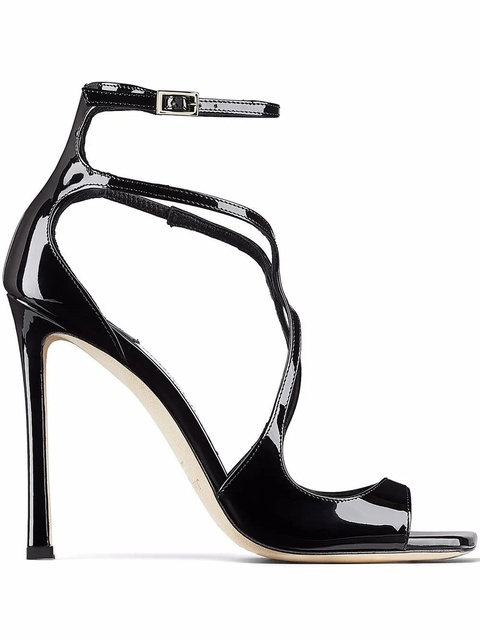 Jimmy Choo Azia 110mm square sandals - Black - zdjęcie produktu nr 1