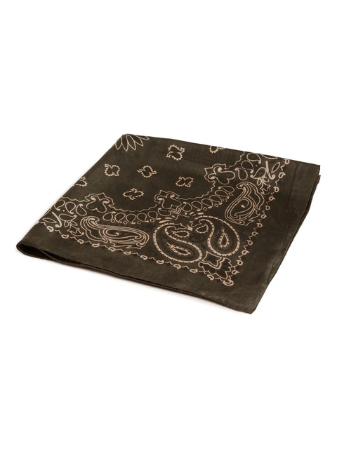 Golden Goose paisley-print silk scarf - Green - zdjęcie produktu nr 1