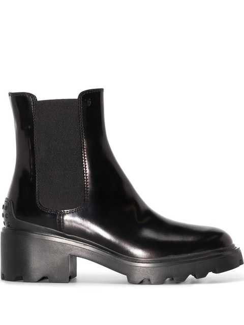 Tod's lug-sole Chelsea boots - Black - zdjęcie produktu nr 1