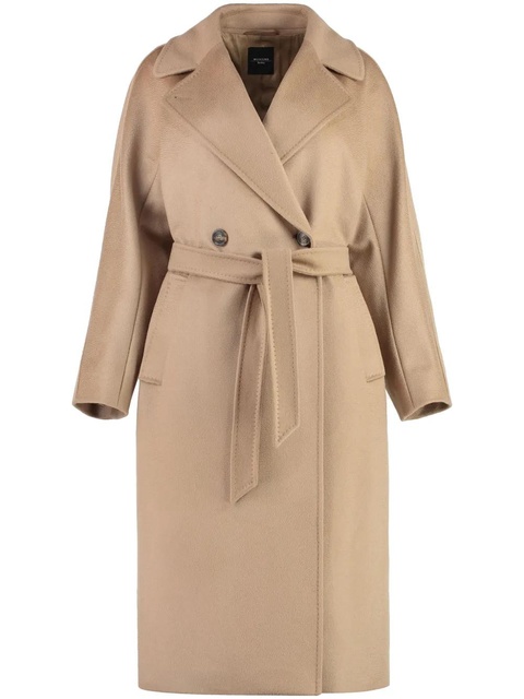 Weekend Max Mara belted wool coat - Neutrals - zdjęcie produktu nr 2