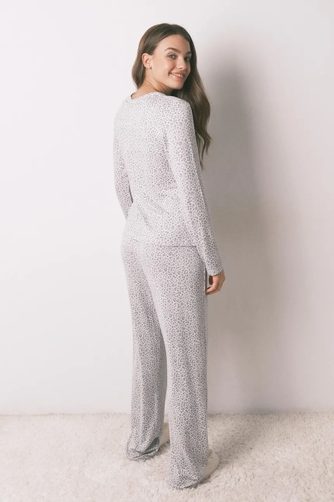 women'secret piżama damska kolor szary 3132167 - zdjęcie produktu nr 2