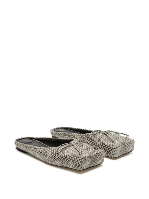 Jacquemus snakeskin-effect mules - Neutrals - zdjęcie produktu nr 2