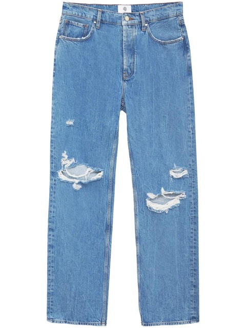 ANINE BING Gio high-rise straight jeans - Blue - zdjęcie produktu nr 1