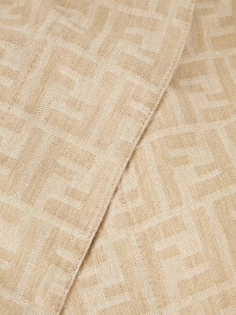 FENDI FF-pattern drawstring jacket - Neutrals - zdjęcie produktu nr 2