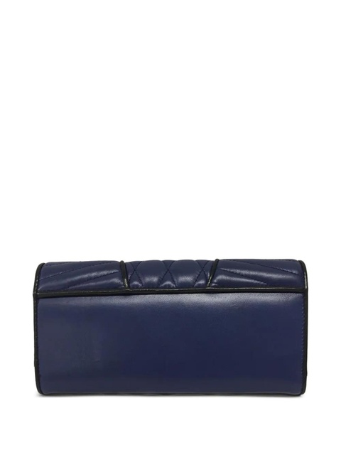 Miu Miu quilted leather wallet - Blue - zdjęcie produktu nr 2