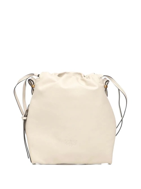 PINKO drawstring logo shoulder bag - Neutrals - zdjęcie produktu nr 2