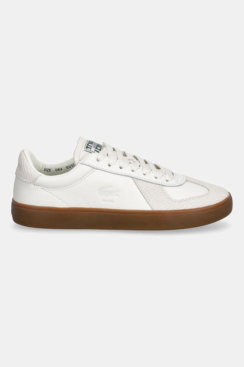 Lacoste sneakersy skórzane Baseshot Pro Sneakers damskie kolor beżowy 50SFA0032 - zdjęcie produktu nr 1
