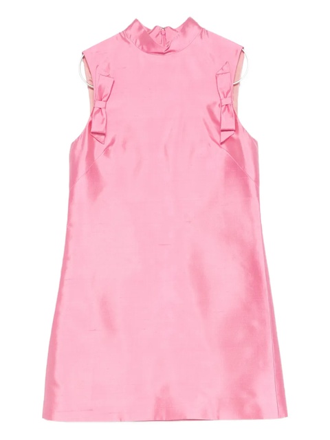 Valentino Garavani bow-detail mini dress - Pink - zdjęcie produktu nr 1