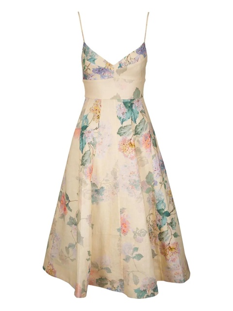 ZIMMERMANN floral-print dress - Neutrals - zdjęcie produktu nr 1