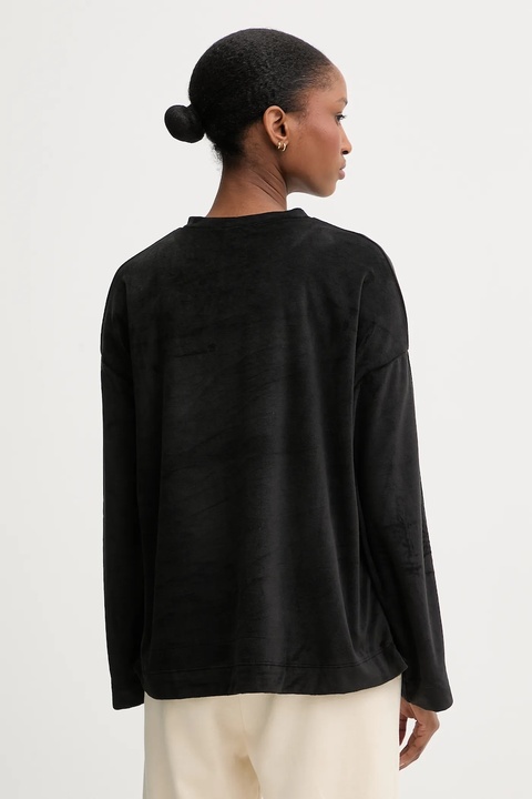 United Colors of Benetton longsleeve piżamowy damska kolor czarny 3JQA3M08B - zdjęcie produktu nr 2