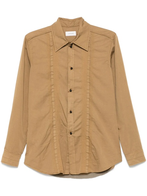 LEMAIRE decorative-stitching shirt - Brown - zdjęcie produktu nr 1