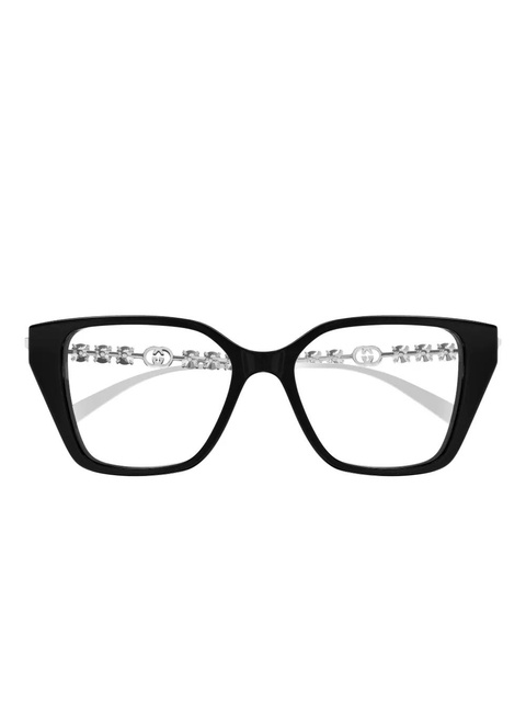 Gucci Eyewear embellished glasses - Black - zdjęcie produktu nr 1