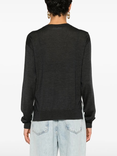 Jil Sander fine-knit jumper - Grey - zdjęcie produktu nr 2