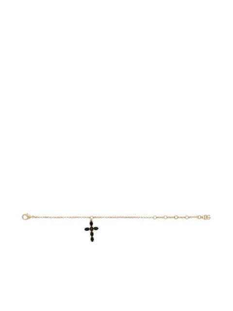 Dolce & Gabbana crucifix-pendant bracelet - Gold - zdjęcie produktu nr 2