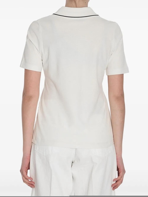 Moncler logo-appliqué polo top - White - zdjęcie produktu nr 2