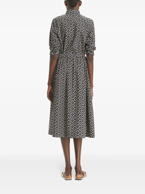 Tory Burch poplin midi dress - Black - zdjęcie produktu nr 2