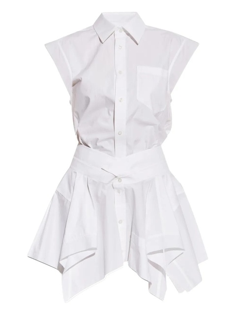 Alexander Wang button-front layered shirt dress - White - zdjęcie produktu nr 1