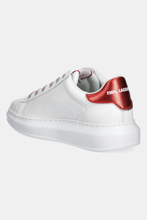 Karl Lagerfeld sneakersy skórzane KAPRI NFT kolor biały KL62531N - zdjęcie produktu nr 1