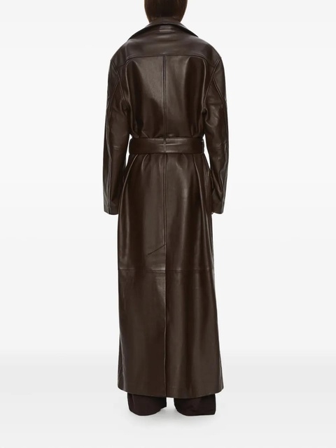 Christopher Esber Calais leather coat - Brown - zdjęcie produktu nr 2