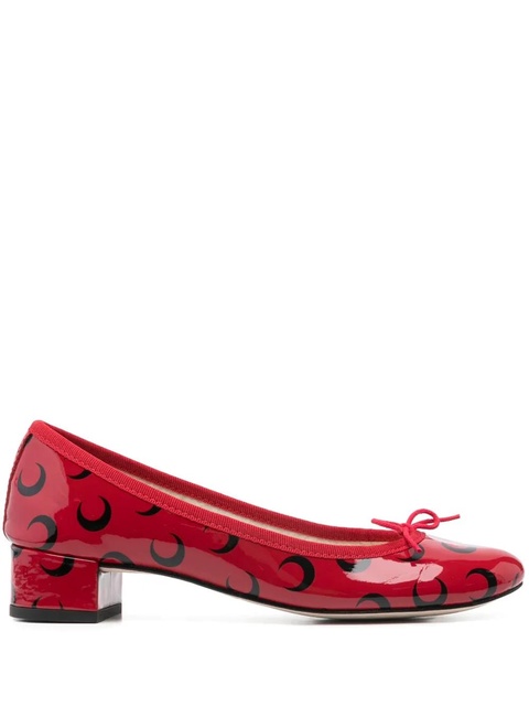 Marine Serre x Repetto 30mm Camille pumps - Red - zdjęcie produktu nr 1