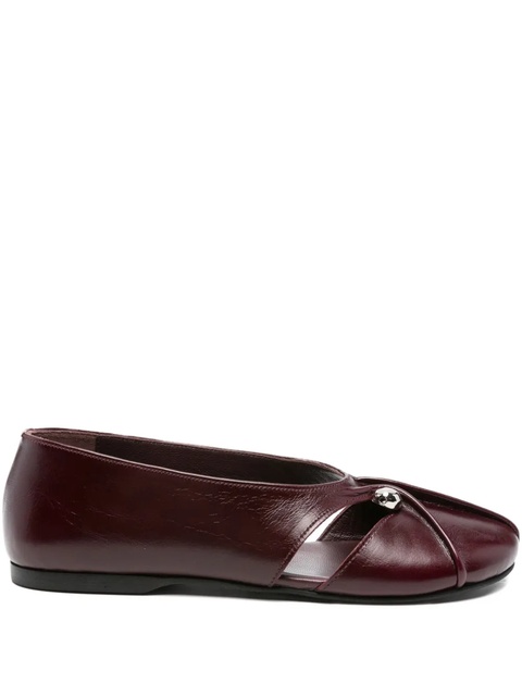 ALOHAS cut-out ballet flats - Red - zdjęcie produktu nr 1