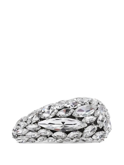 AREA crystal-embellished triangle hairclip - Silver - zdjęcie produktu nr 1
