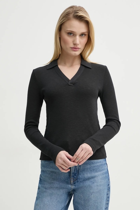 G-Star longsleeve bawełniany kolor czarny D26074-D958 - zdjęcie produktu nr 1